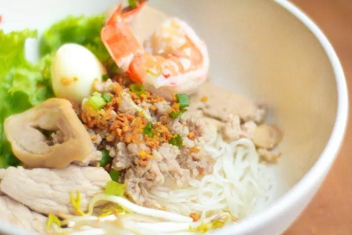 Hình ảnh món ăn ở Mì Gia Chợ Lớn rất hấp dẫn và sạch sẽ. (Nguồn: Internet)