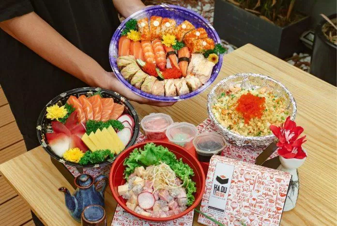 Đồ ăn tại Hadu Sushi (Nguồn: Internet)