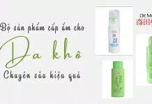 Review bộ sản phẩm dành cho da khô của Morita giúp cấp ẩm chuyên sâu (Nguồn: Internet).