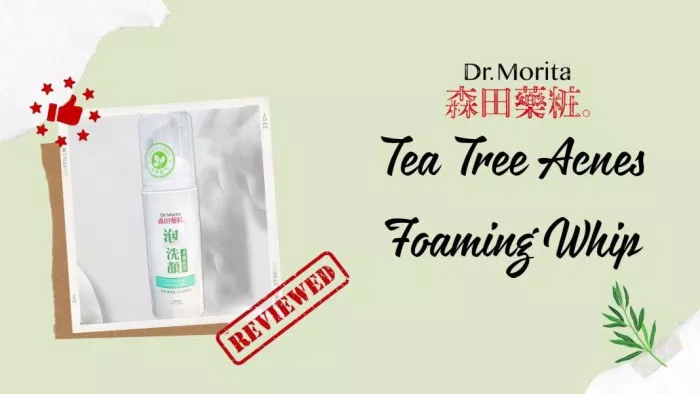 Review sữa rửa mặt Dr.Morita Tea Tree Acnes Foaming Whip (Nguồn: Internet).