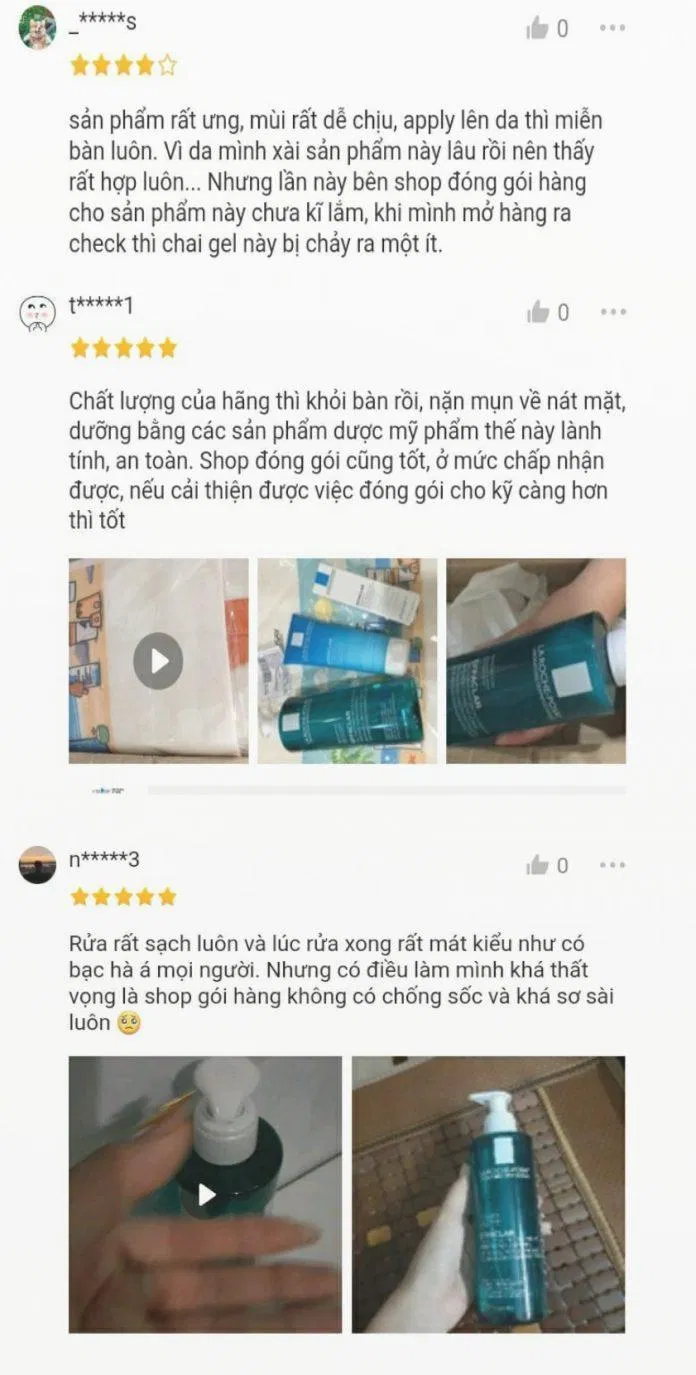 Một vài đánh giá của khách mua hàng trên shopee (ảnh: BlogAnChoi)