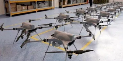 Drone có thể liên kết với nhau thành một đội quân tác chiến (Ảnh: Internet). Drone có thể liên kết với nhau thành một đội quân tác chiến (Ảnh: Internet).