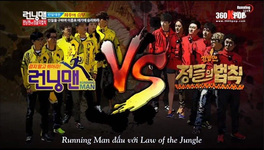 Running Man vs Laws of the Jungle. (Ảnh: Internet). Running Man vs Laws of the Jungle. (Ảnh: Internet).