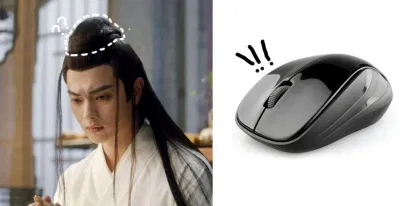 Hứa Khải đẹp trai đến mấy cũng bị dìm vì kiểu tóc "củ sạc" hay "chuột không dây" này. (Ảnh: Internet)
