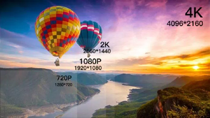 Các độ phân giải khác nhau từ thấp đến cao: 720p, 1080p, 2K, 4K (Ảnh: Internet). Các độ phân giải khác nhau từ thấp đến cao: 720p, 1080p, 2K, 4K (Ảnh: Internet).