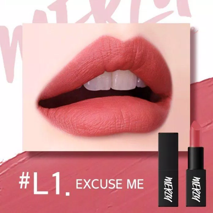 L1 Excuse me là một màu hồng đất MLBB thích hợp với những bạn thích makeup kiểu tây hoặc dùng hàng ngày để đi học. (Nguồn ảnh: Internet)
