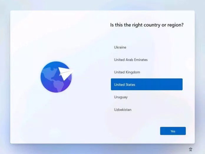 Màn hình thiết lập ban đầu trên Windows 11. Lối thiết kế này, trùng hợp thay, lại khá tương đồng với... (Ảnh: Internet) Màn hình thiết lập ban đầu trên Windows 11. Lối thiết kế này, trùng hợp thay, lại khá tương đồng với... (Ảnh: Internet)