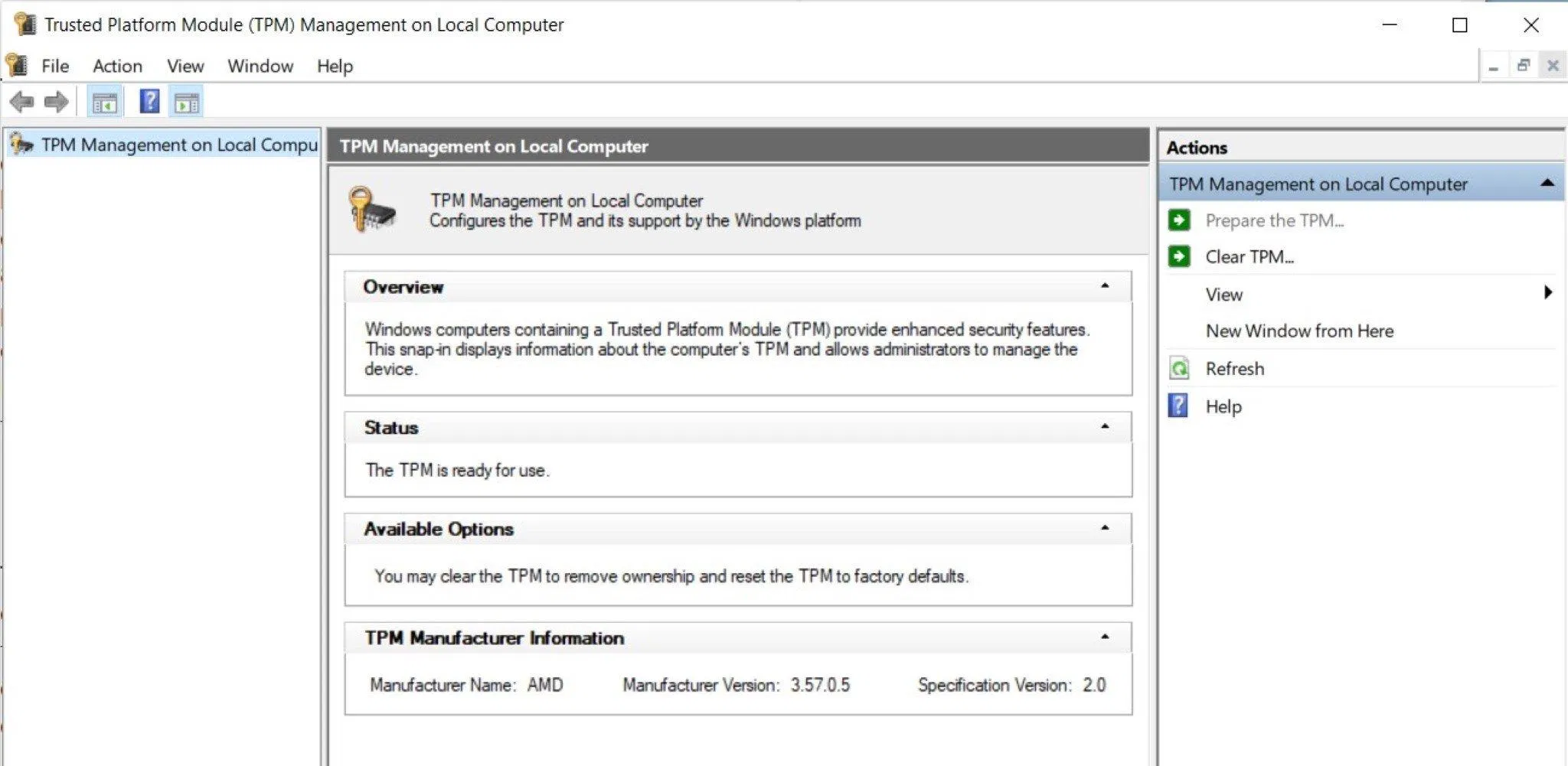 Máy tính có TPM 2.0, hỗ trợ nâng cấp lên Windows 11 (Ảnh: BlogAnChoi). Máy tính có TPM 2.0, hỗ trợ nâng cấp lên Windows 11 (Ảnh: BlogAnChoi).
