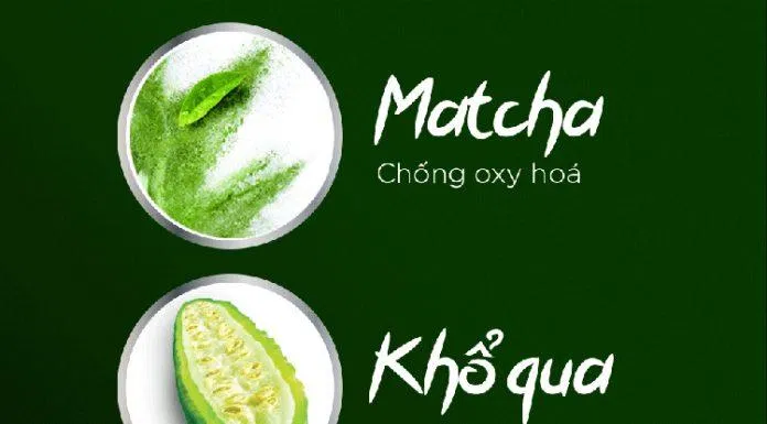 Các thành phần của xà phòng trị mụn lưng Lifebuoy Matcha khổ qua. (Ảnh: Internet)