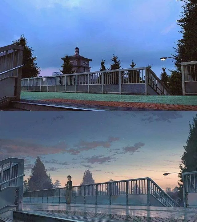 Cảnh phim tại cây cầu cho người đi bộ (Ảnh: Internet).