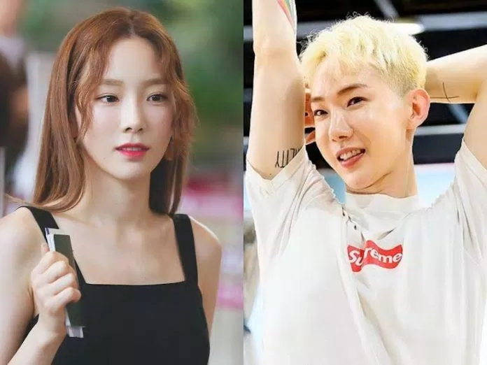 2 thần tượng huyền thoại Taeyeon (SNSD) và Jo Kwon (2AM) trông giống nhau một cách kỳ lạ khi đứng cạnh nhau, từ hình dáng mũi và lông mày cho đến gò má mềm mại và đôi môi hình trái tim đều không khác gì anh em thất lạc. (Nguồn: Internet)