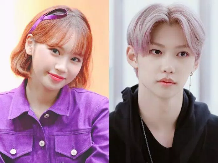 Kim Chaewon (cựu thành viên IZ*ONE) và Felix (Stray Kids) đều sở hữu khuôn mặt dễ thương, nhỏ nhắn cùng kiểu dáng và đôi mắt to tròn khiến nhiều người chắc chắn có thể nhầm lẫn là họ có quan hệ họ hàng với nhau. (Nguồn: Internet)