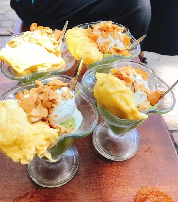 Kem bơ sầu riêng nổi tiếng ở Vũng Tàu (Ảnh: Internet)