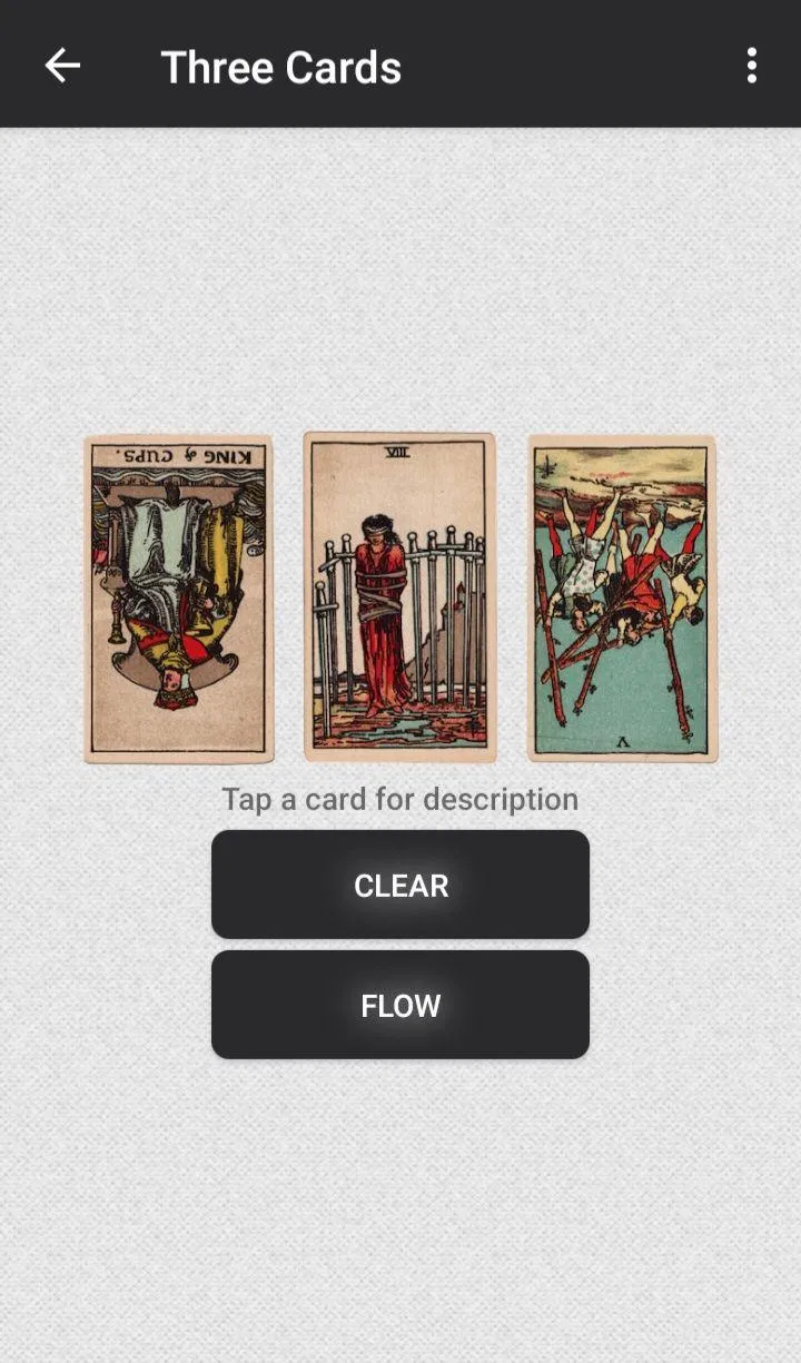 Kiểu bói 3 lá của Tarot Divination (Ảnh: Internet). Kiểu bói 3 lá của Tarot Divination (Ảnh: Internet).