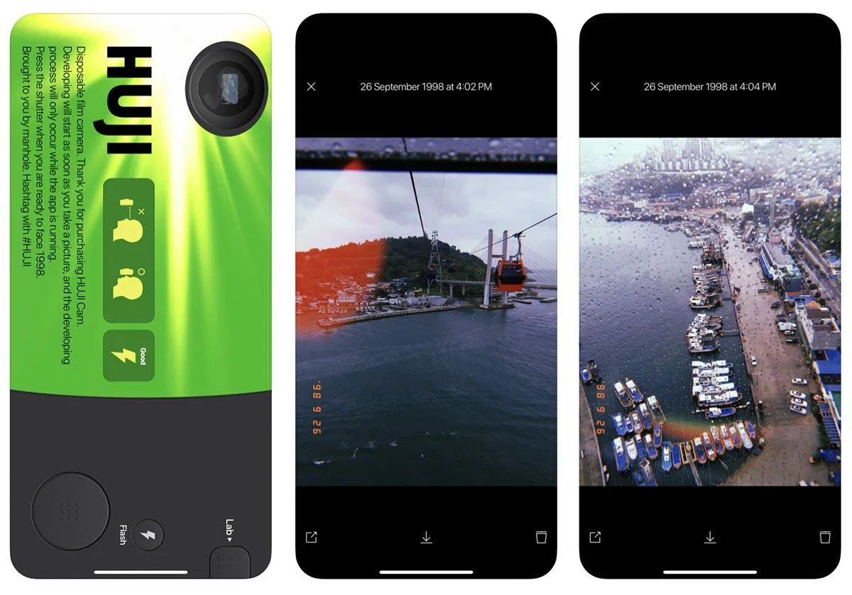 Giao diện của Huji Cam (Nguồn: Intenet). Giao diện của Huji Cam (Nguồn: Intenet).