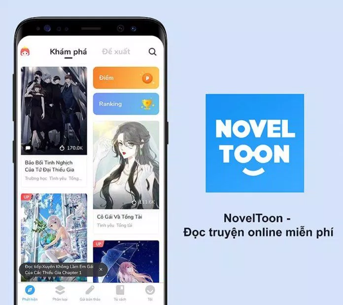 NovelToon là app đọc sách online dành cho dân nghiền đọc. (Nguồn: Internet)
