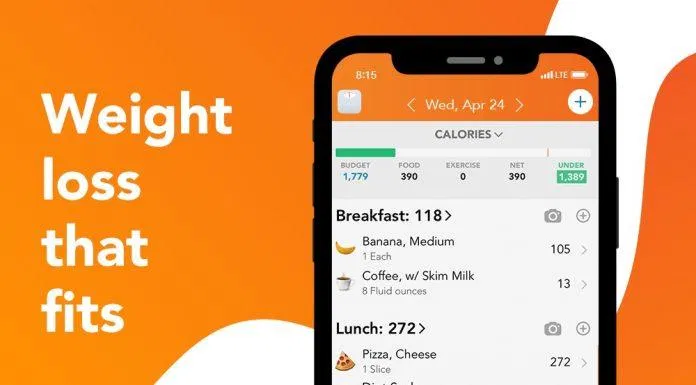 Giao diện của app Lose It (Ảnh: Internet). Giao diện của app Lose It (Ảnh: Internet).