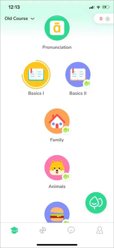 Giao diện của HelloChinese (Ảnh: Internet). Giao diện của HelloChinese (Ảnh: Internet).