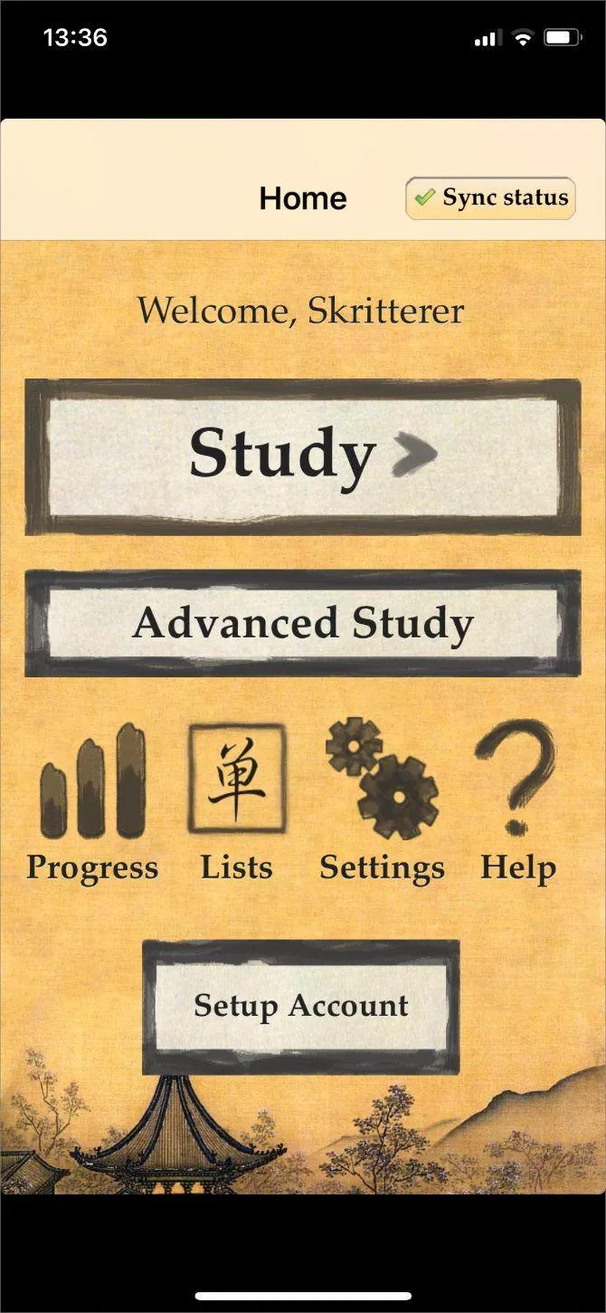 Giao diện của Skritter Chinese (Ảnh: Internet). Giao diện của Skritter Chinese (Ảnh: Internet).