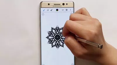 Vẽ tranh với ứng dụng Corel Painter Mobile (Ảnh: Internet). Vẽ tranh với ứng dụng Corel Painter Mobile (Ảnh: Internet).