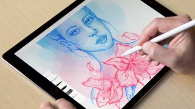 Vẽ tranh với ứng dụng Adobe Photoshop Sketch (Ảnh: Internet). Vẽ tranh với ứng dụng Adobe Photoshop Sketch (Ảnh: Internet).
