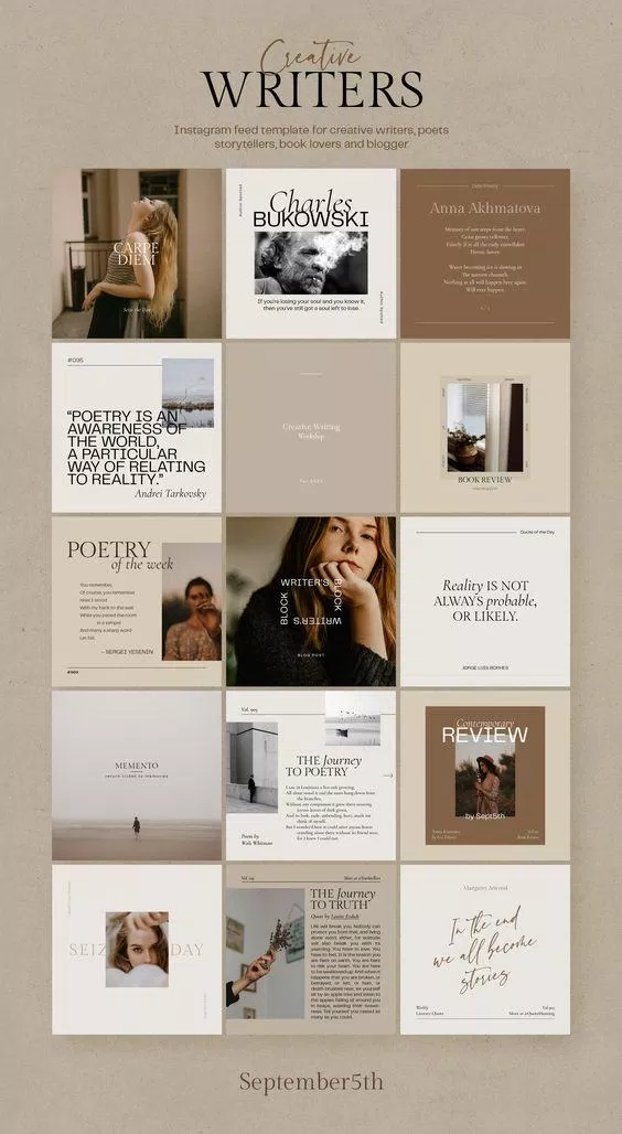 Bạn có thể tạo ra những bộ template như này và bán trên Etsy (Ảnh: Internet). Bạn có thể tạo ra những bộ template như này và bán trên Etsy (Ảnh: Internet).