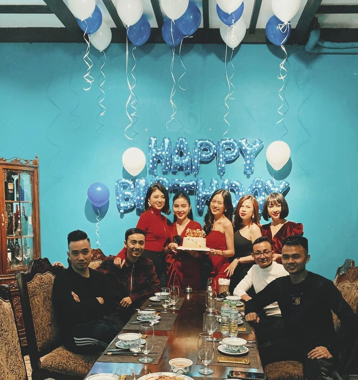 Buổi tiệc sinh nhật được tổ chức tại Grill66 Winecellar & Steakhouse. (Ảnh: Internet)
