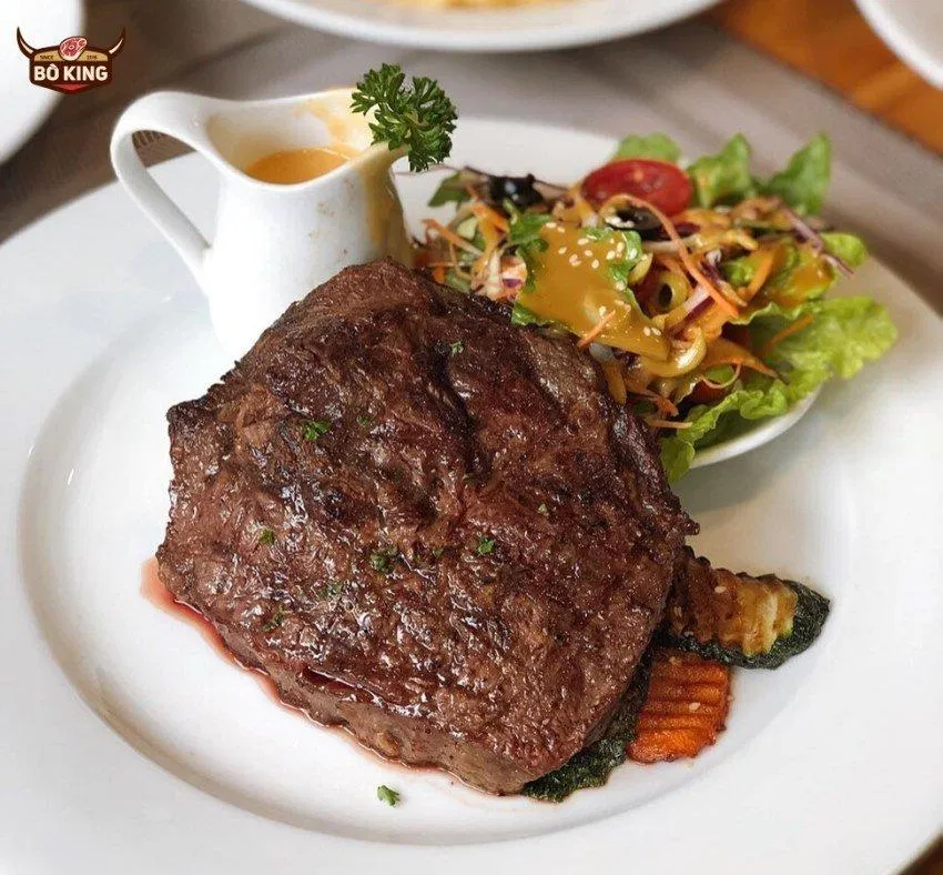 Beefsteak của Bò King Beefsteak. (Ảnh: Internet)