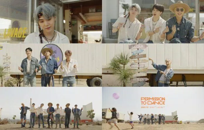 BTS trong teaser "Permission to Dance" (Ảnh: Internet)