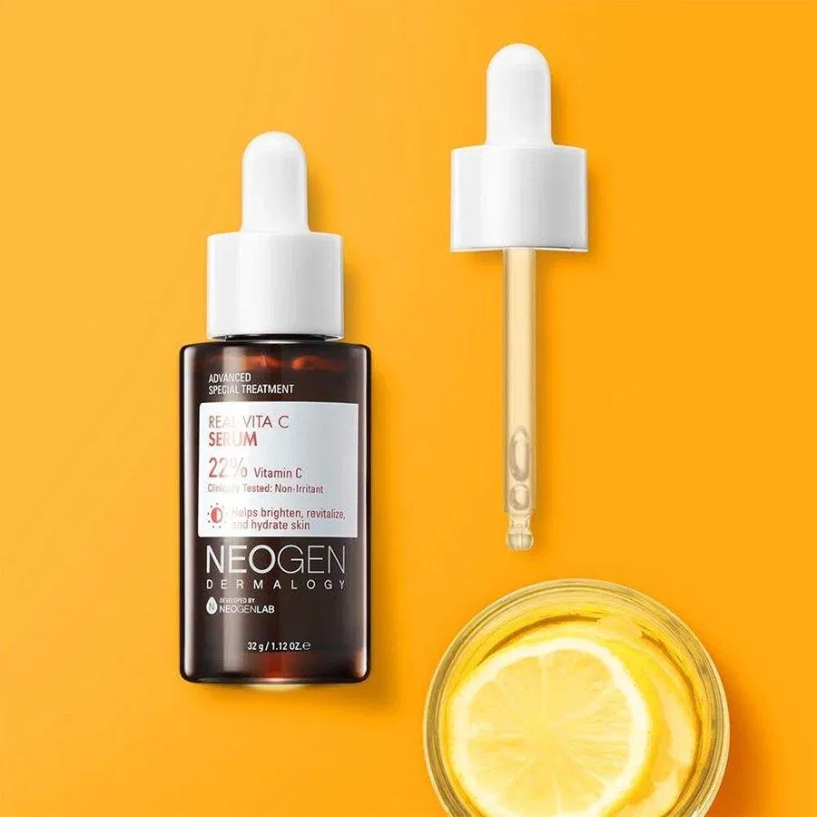 Tinh chất Neogen Real Vita chứa 22% vitamin C dưỡng da sáng và đều màu ( Nguồn : Internet )