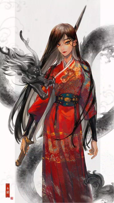 Mulan mặc phi ngư phục của Cẩm y vệ (Ảnh: Weibo)