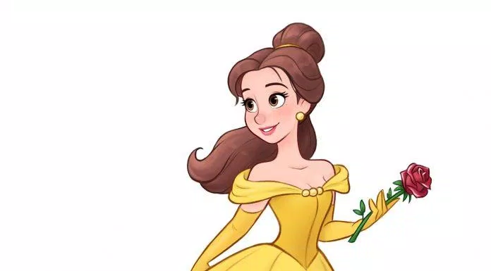 Công chúa Belle (Ảnh: Behance)