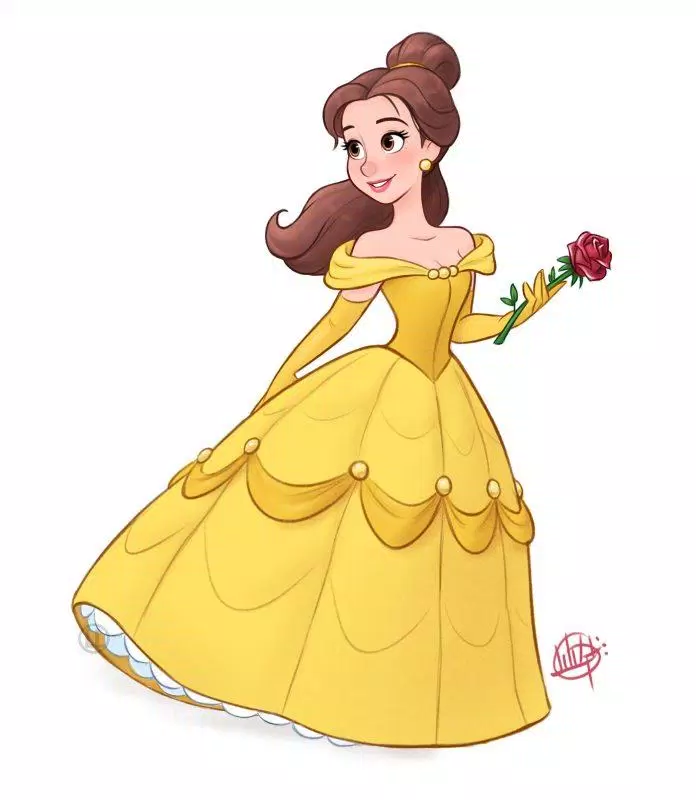 Công chúa tóc mây Rapunzel (Ảnh: Behance)