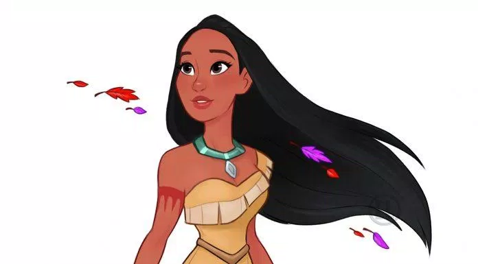 Công chúa da đỏ Pocahontas (Ảnh: Behance)