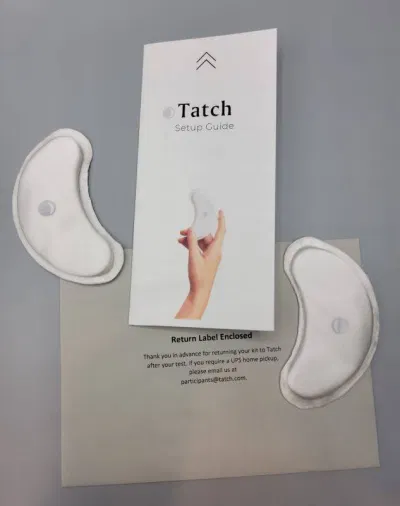 Miếng dán theo dõi giấc ngủ của Wesper (Tatch) (Ảnh: Internet). Miếng dán theo dõi giấc ngủ của Wesper (Tatch) (Ảnh: Internet).