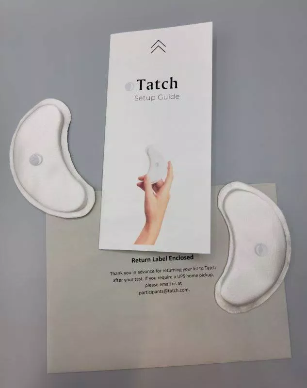 Miếng dán theo dõi giấc ngủ của Wesper (Tatch) (Ảnh: Internet). Miếng dán theo dõi giấc ngủ của Wesper (Tatch) (Ảnh: Internet).