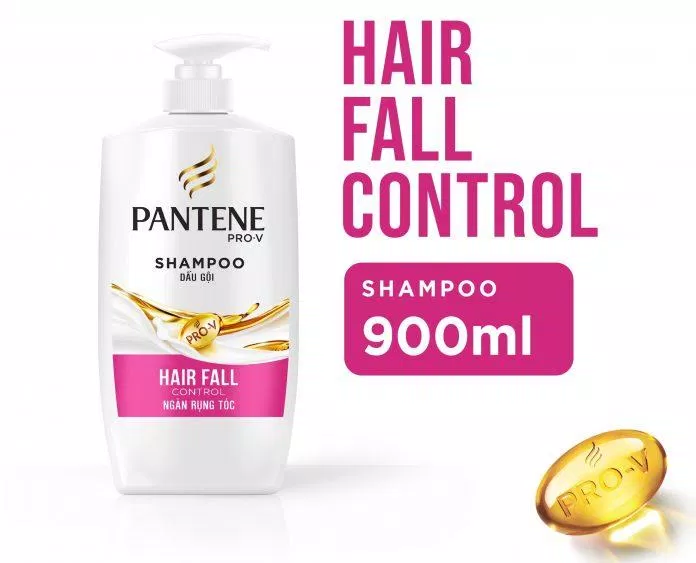 Dầu gội Pantene Hair Fall Control với công thức Pro V độc quyền ngăn rụng tóc ( Nguồn: internet)
