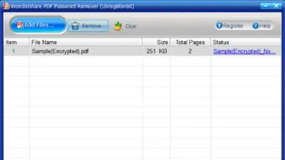 Phần mềm Wondershare PDF Password Remover (Ảnh: Internet). Phần mềm Wondershare PDF Password Remover (Ảnh: Internet).
