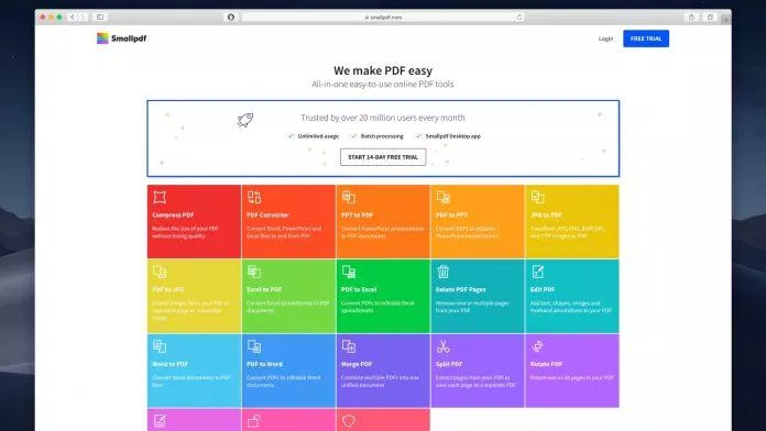Trang web cho phép bạn thực hiện nhiều thủ thuật với file PDF (Ảnh: Internet). Trang web cho phép bạn thực hiện nhiều thủ thuật với file PDF (Ảnh: Internet).