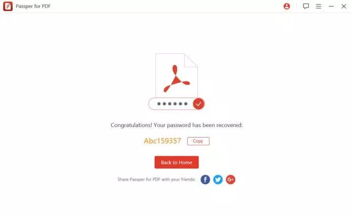 Mở khóa file PDF thành công với Passper (Ảnh: Internet). Mở khóa file PDF thành công với Passper (Ảnh: Internet).