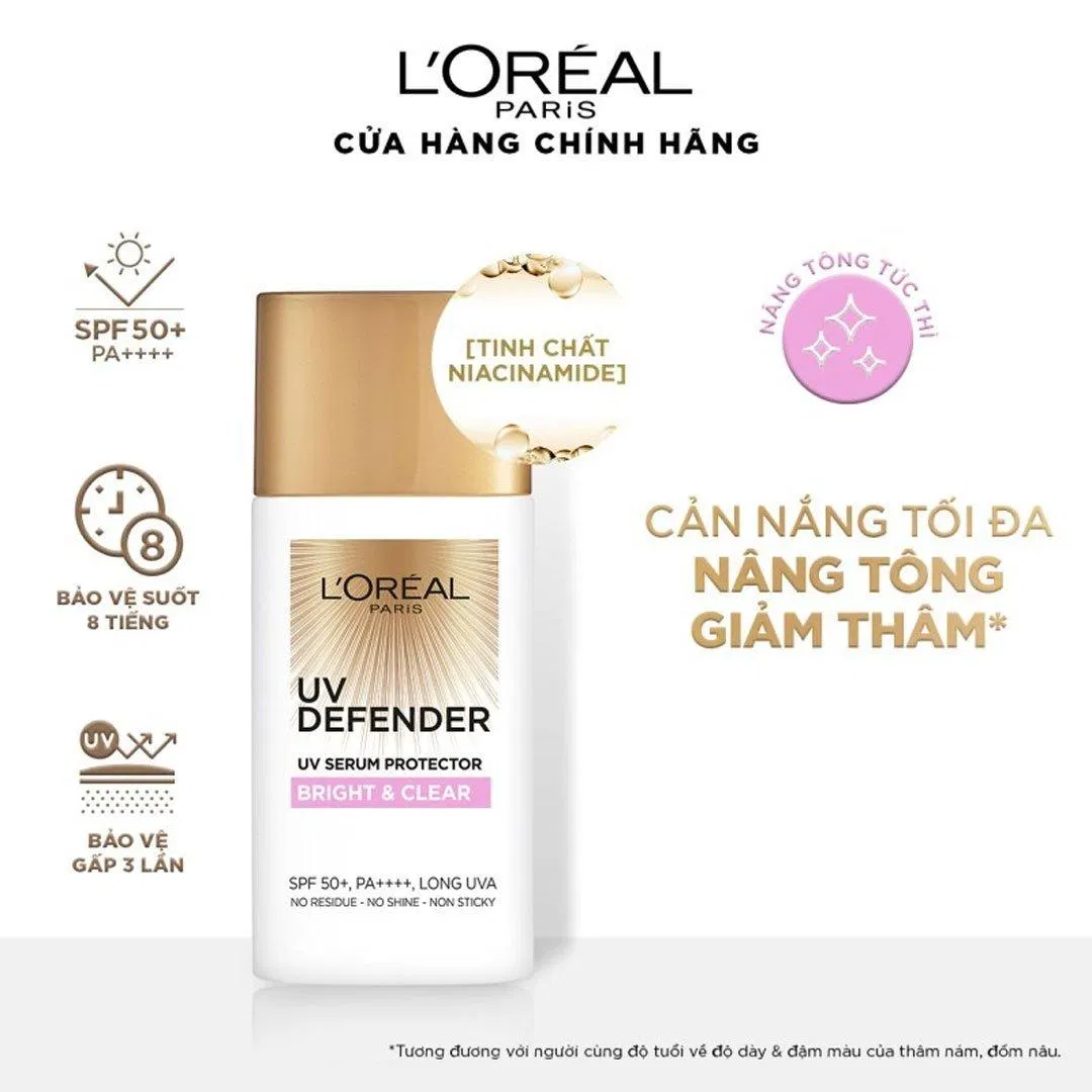 Review kem chống nắng LOreal UV Defender Serum Protector: 4 tấm khiên bảo vệ siêu hoàn hảo Airlicium Alcohol Denat Bảo vệ BlogAnChoi che khuyết điểm chống nắng công dụng dưỡng ẩm Fragrance Hà Anh hyaluronic acid kem chống nắng kem chống nắng l oreal kem chống nắng L Oreal Paris UV Perfect kem chống nắng L Oreal UV Defender Kem chống nắng L Oreal UV Defender Serum Protector có tốt không kem chống nắng L Oreal UV Perfect kiềm dầu L Oreal L Oreal Paris UV Perfect L Oreal UV Defender Serum Protector Bright Clear L Oreal UV Defender Serum Protector Correct Protect L Oreal UV Defender Serum Protector Matte Fresh L Oreal UV Defender Serum Protector Moist Fresh LOréal Màng lọc Mexoryl Màng lọc Mexoryl XL nâng tone da Niacinamide review kem chống nắng sản phẩm sử dụng kem chống nắng thành phần thiết kế thương hiệu thương hiệu LOréal Vitamin B3 Vitamin CG