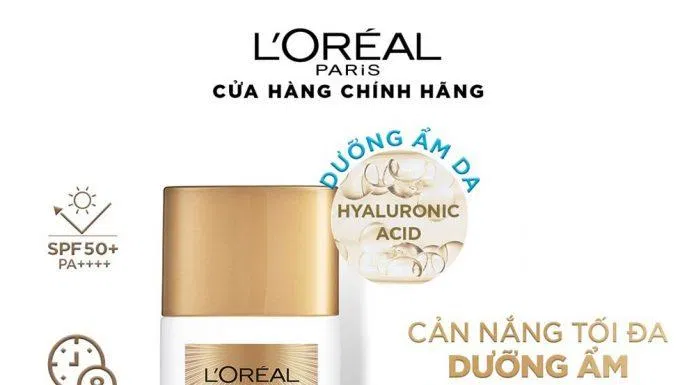 Kem chống nắng L’Oreal UV Defender Serum Protector Moist & Fresh bổ sung độ ẩm cho làn da khô căng ( Nguồn: internet)