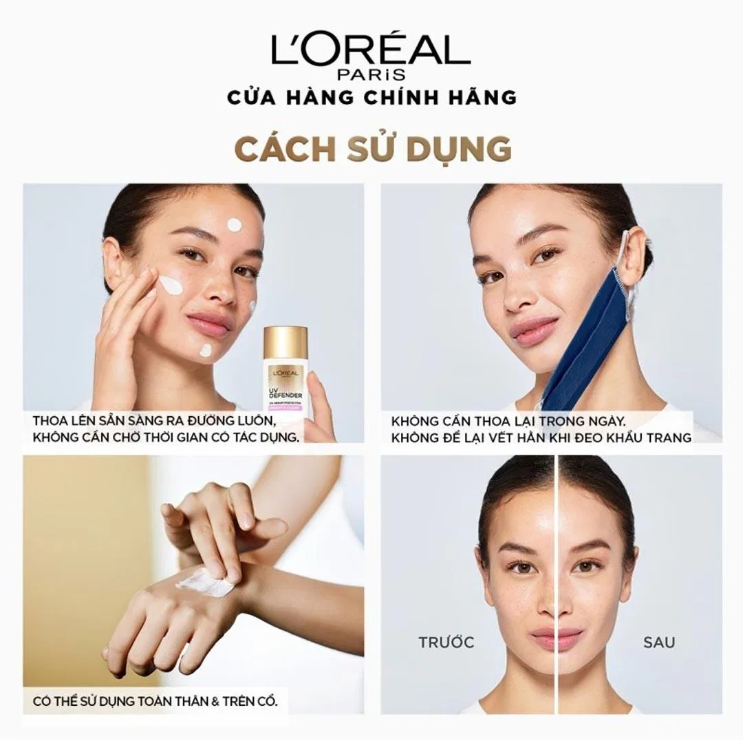 Review kem chống nắng LOreal UV Defender Serum Protector: 4 tấm khiên bảo vệ siêu hoàn hảo Airlicium Alcohol Denat Bảo vệ BlogAnChoi che khuyết điểm chống nắng công dụng dưỡng ẩm Fragrance Hà Anh hyaluronic acid kem chống nắng kem chống nắng l oreal kem chống nắng L Oreal Paris UV Perfect kem chống nắng L Oreal UV Defender Kem chống nắng L Oreal UV Defender Serum Protector có tốt không kem chống nắng L Oreal UV Perfect kiềm dầu L Oreal L Oreal Paris UV Perfect L Oreal UV Defender Serum Protector Bright Clear L Oreal UV Defender Serum Protector Correct Protect L Oreal UV Defender Serum Protector Matte Fresh L Oreal UV Defender Serum Protector Moist Fresh LOréal Màng lọc Mexoryl Màng lọc Mexoryl XL nâng tone da Niacinamide review kem chống nắng sản phẩm sử dụng kem chống nắng thành phần thiết kế thương hiệu thương hiệu LOréal Vitamin B3 Vitamin CG