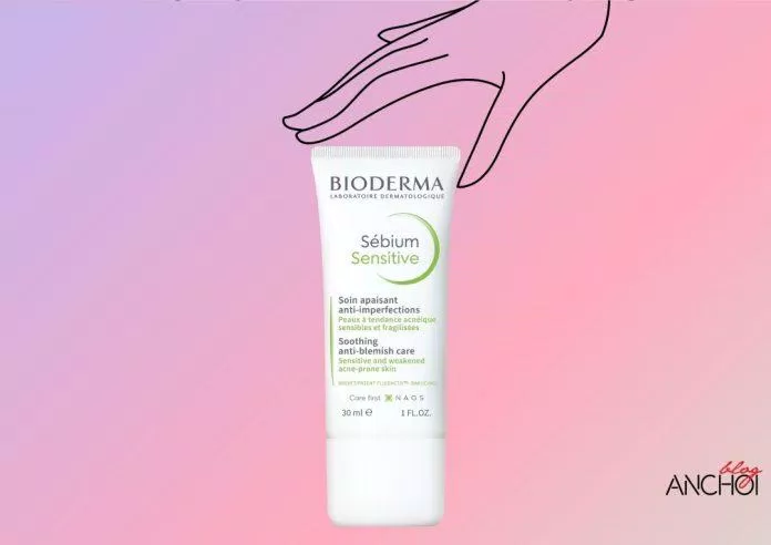 Kem dưỡng Bioderma Sebium Sensitive với công thức nhẹ dịu cho làn da nhạy cảm ( Nguồn: BlogAnChoi)