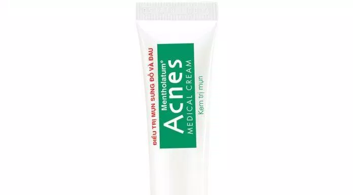 Kem trị mụn Acnes Medical Cream giúp giảm nhanh tình trạng da mụn bị sưng, đỏ ( Nguồn: internet)