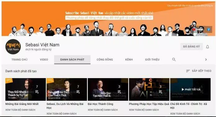Kênh YouTube Sebasi Việt Nam
