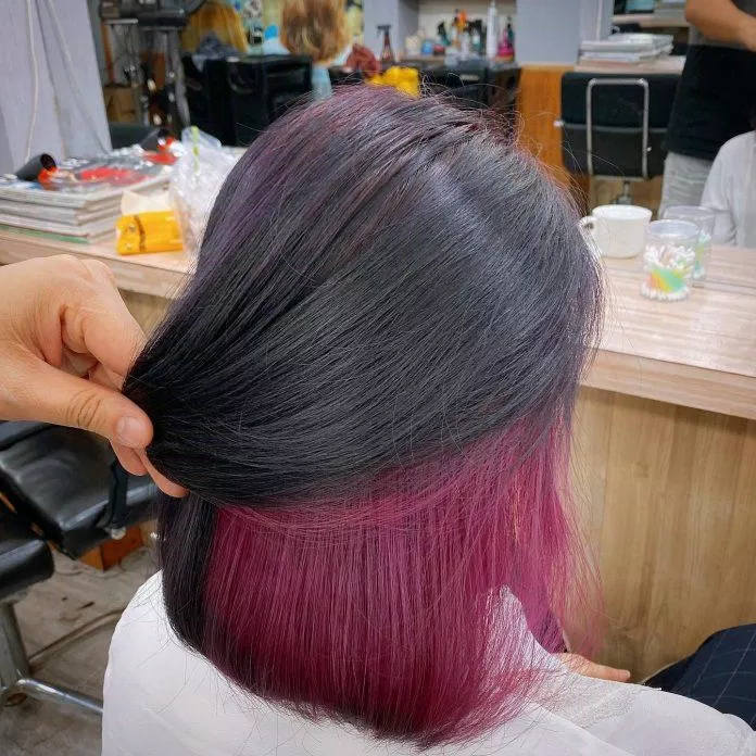 Mẫu tóc ngắn nhuôm tại Kim Hair. Nguồn: Kim Hair Fanpage