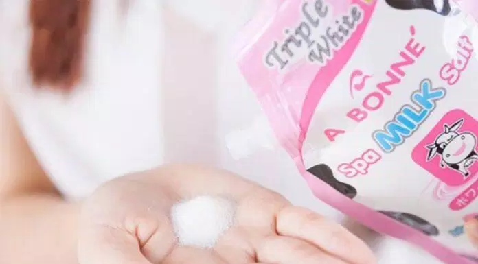 A bonne spa milk salt có hạt muối mịn (Nguồn: Internet)