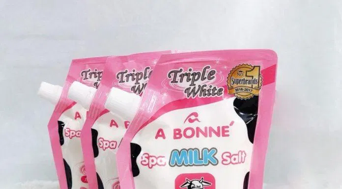 Khả năng làm sáng của A Bonne Spa Milk Salt này chưa tốt lắm (Nguồn: Internet) Khả năng làm sáng của A Bonne Spa Milk Salt này chưa tốt lắm (Nguồn: Internet)