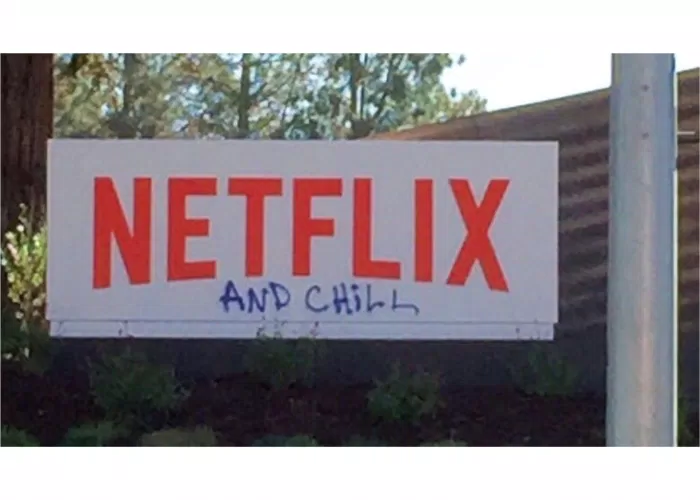 Logo của Netflix tại trụ sở chính bị một cá nhân quá khích sơn dòng chữ